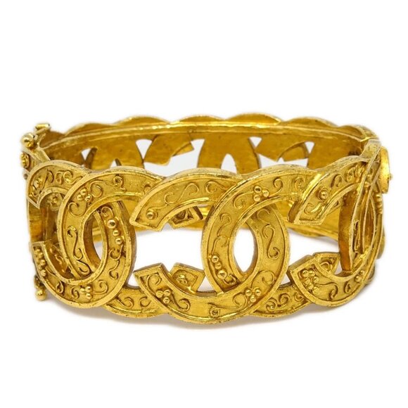 Chanel Bracelet Bangle Gold 96A XX90733 - Picture 1 of 4